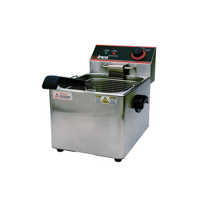 Winco EFS-16, 16-Lbs Countertop Single Well Electric Fryer