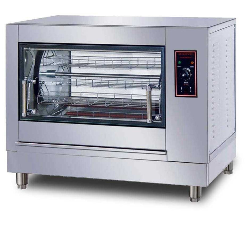 Cookline ER-268, 40-Inch 12 Chicken Countertop Electric Commercial Rotisserie Oven, 220V