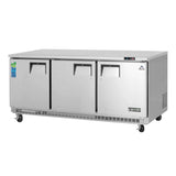 Everest Refrigeration ETBR3, 71.13-Inch 3 Section Undercounter Refrigerator
