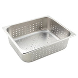SPHP4 - Perforated Steam Pan, 25 Gauge Stainless Steel - Half, 4