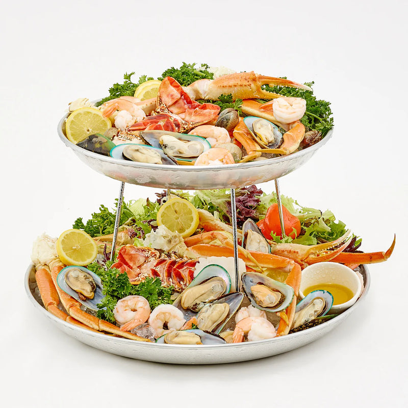 ASFT-18 - Aluminum Seafood Trays, 1-1/2" High - 17-3/4"