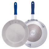 AFPI-10H - Induction Ready Aluminum Fry Pan, Stainless Steel Bottom, Natural Finish - 10