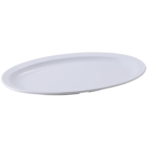 MMPO-139 - Melamine 13-1/4" x 9-1/2" Oval Platter - Tan