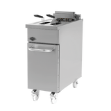 Pegasus FR-40E, 40 Lbs Commercial Electric Floor Fryer - 208V