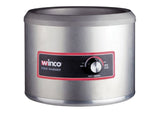 Winco FW-11R250 11-Quart Electric Round Food Warmer, EA