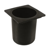 CR-2400 - Bar Maid, Bottle Well, Round, Black, Polyethylene