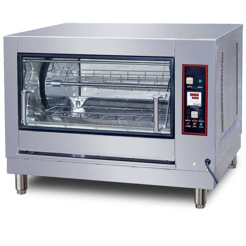 Cookline GR-268, 40-Inch 12 Chicken Countertop Gas Commercial Rotisserie Oven, 115V