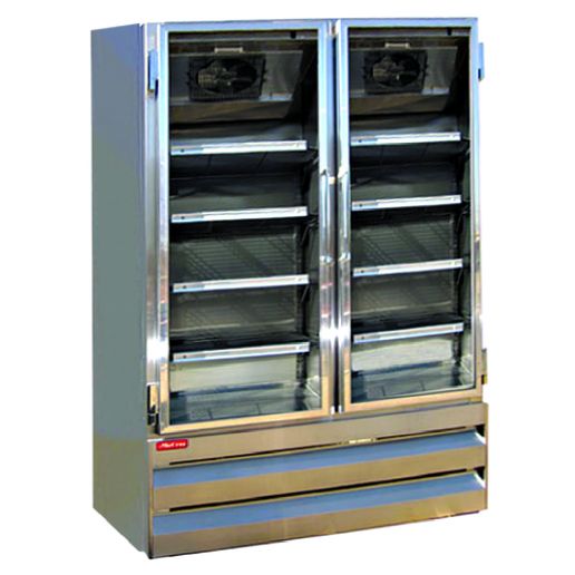 Howard-McCray GR48BM Refrigerator Merchandiser Two-section 48 Cu. Ft. Capacity