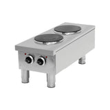 Pegasus HP-12E, 12-Inch 2-Burner Countertop Electric Range - 208V
