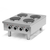 Pegasus HP-24E, 24-Inch 4-Burner Countertop Electric Range - 208V