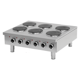 Pegasus HP-36E, 36-Inch 6-Burner Countertop Electric Range - 208V