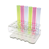 CR-1600 - Bar Maid Rack For Shooter Tubes, 24 Slots, Clear