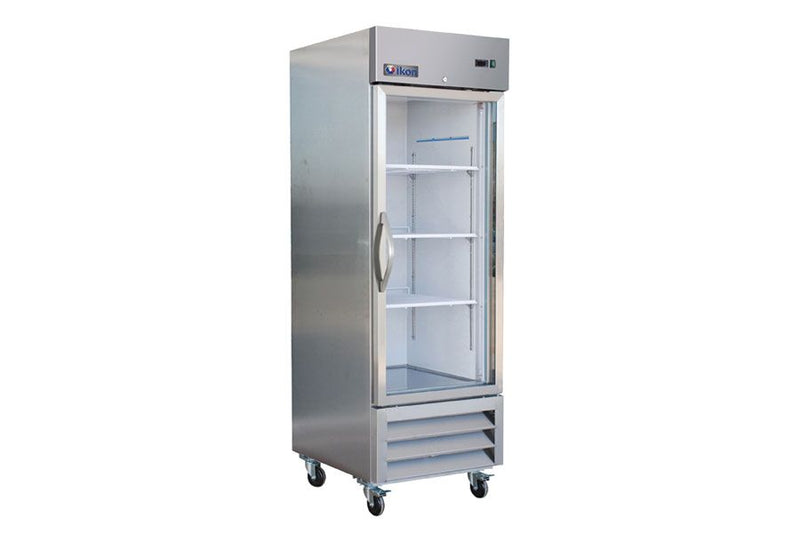 IKON IB27RG 1 Glass Door Upright Bottom Mount Refrigerator