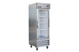 IKON IB27RG 1 Glass Door Upright Bottom Mount Refrigerator