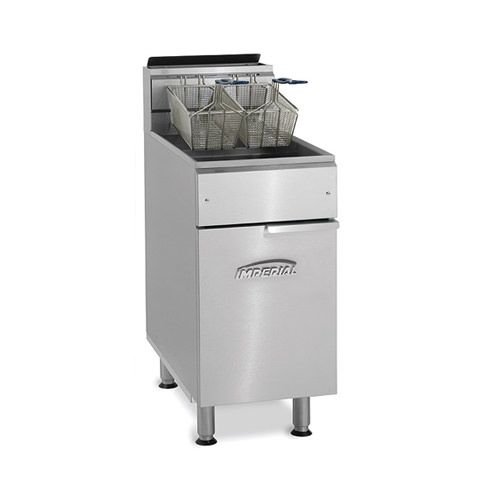 Imperial IFS-40-OP, 2-Basket Floor Open Pot Gas Fryer, NSF, AGA, CGA