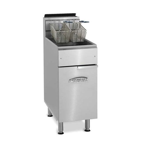 Imperial IFS-50-OP, 2-Basket Floor Open Pot Gas Fryer, NSF, AGA, CGA