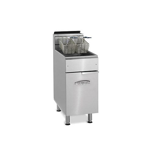 Imperial IFS-75, 2-Basket Floor Tube Fired Gas Fryer, NSF, AGA, CGA