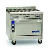 Imperial IHR-4, 36-Inch 4 Open Burner Heavy-Duty Range with Standard Oven, NSF