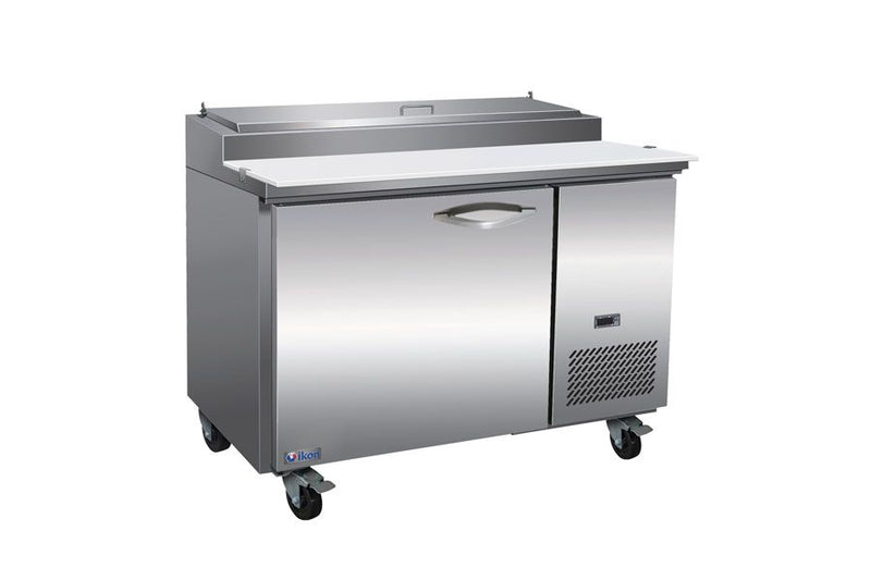 IKON IPP47 47-inch Single Door Pizza Prep Table, 6 Pans