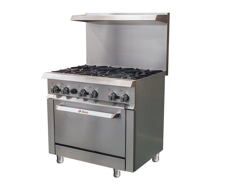 IKON IR-6-36 36-inch 6-Burners Gas Range with Oven, 213,000 BTU