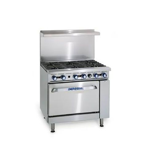 Imperial IR-6-C, 36 inch Gas Range, CSA, NSF, CE