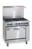 Imperial IR-6, Gas Range, CSA, NSF, CE