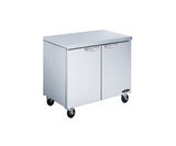 Kool-It KUCF-48-2, 48-inch 2 Solid Doors Undercounter Freezer