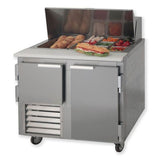 Leader ESLM36, 36x32x45-Inch Refrigerated Sandwich Unit, 12.2 Cu. Ft, 1.5 Door, ETL Listed