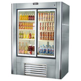 Leader ESLS54, 54x30x75-Inch Refrigerated Soda Merchandiser, Double Sliding Glass Door, ETL Listed