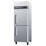 Turbo Air M3R24-2-N 2 Solid Half-Doors Top Mount Reach-In Refrigerator