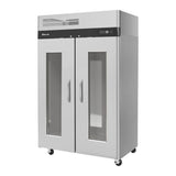 Turbo Air M3R47-2-G-N 2 Glass Doors Top Mount Reach-In Refrigerator