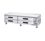 Maxx Cold MCCB54, 54x30.5x25.5-Inch Refrigerated Chef Base, 9.8 Cu. Ft, 300 Watt, Self-Contained, ETL, ETL Sanitation