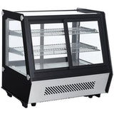 Marchia MDCC125 28-inch Refrigerated Countertop Display Case, Front & Rear