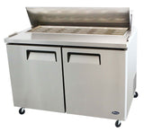 Atosa MSF8306GR 48-Inch Two-Door Mega Top Sandwich Prep Table