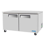 Turbo Air MUR-60-N 2 Solid Doors Undercounter Refrigerator