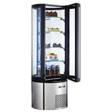 Marchia MVSR400 Vertical Standing Refrigerated Bakery Display, Curved Glass