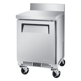 Turbo Air MWR-20S-N6, 1 Solid Door Worktop Refrigerator, Shallow Depth