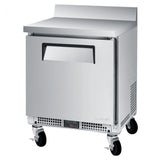 Turbo Air MWR-24S-N6, 1 Solid Door Worktop Refrigerator, Shallow Depth