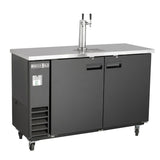Maxx Cold MXBD48-1BHC Two Keg Beer Tower / Dispenser