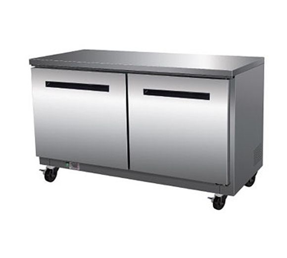 Maxx Cold MXCF-60U, X-series 61x30x32.5-Inch Undercounter Freezer, 15.5 Cu. Ft, 1150 Watt, Self-Contained, UL Listed, UL EPH Classified