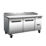 Maxx Cold MXCPP70HC Double Door Pizza Prep Table