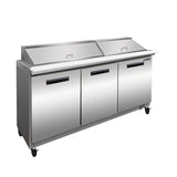 Maxx Cold MXCR72MHC Triple Door Mega Top Prep Unit