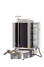 Inoksan PDG400NR, 130 Lbs Gas Gyro Machine, Bottom Motor, Robax Glass, NSF, ETL