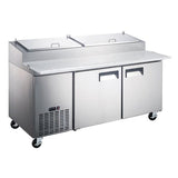Coldline CPT-72 71-inch Refrigerated Pizza Prep Table, 9 Pans