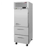 Turbo Air PRO-26R-D2-N 1 Solid Door Top Mount Reach-In Refrigerator, 2 Drawers