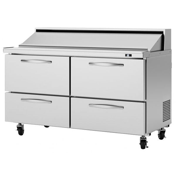 Turbo Air PST-60-D4-N 4 Drawers Sandwich/Salad Prep Table