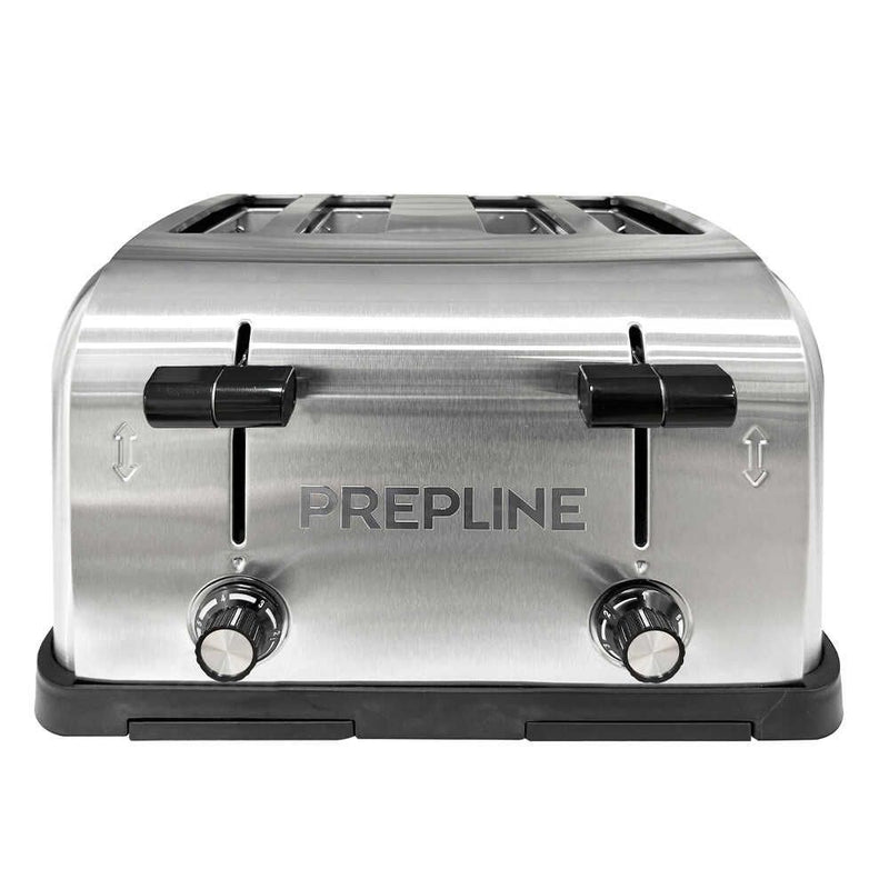 Prepline PT-4S, 4 Slice Commercial Toaster - 1.5-Inch Slots, 120V