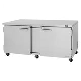 Turbo Air PUR-72-N 2 Solid Doors Undercounter Refrigerator
