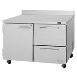 Turbo Air PWR-48-D2L-N, 2 Drawers 1 Left-Hinged Door Worktop Refrigerator