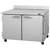 Turbo Air PWR-48-N, 2 Solid Doors Worktop Refrigerator